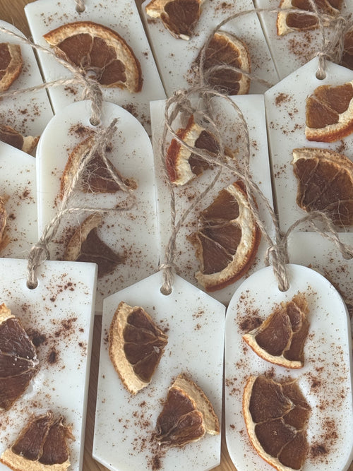 Zestaw Zimowych zawieszek zapachowych.